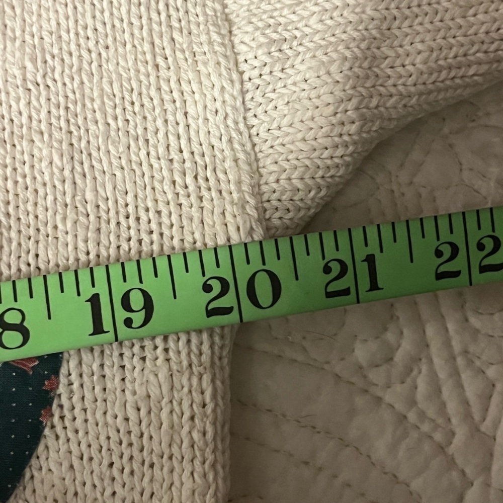 Vintage Susan Bristol Off White Cardigan Multicolor Embroidery, Grannycore, M - Picture 9 of 12